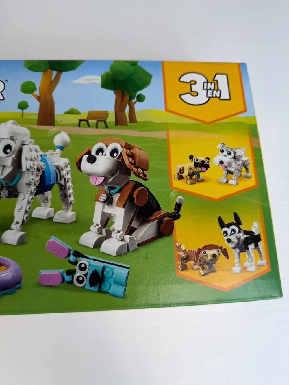 Lego Creator Adorable Dogs 31137 Puppy Husky Poodle 3 In 1 Toy Collect Party Ni - Picture 3 of 13